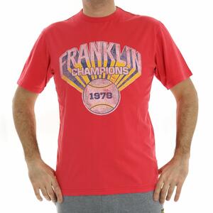 T-SHIRT CHAMPIONS FRANKLIN & MARSHALL ROSSO